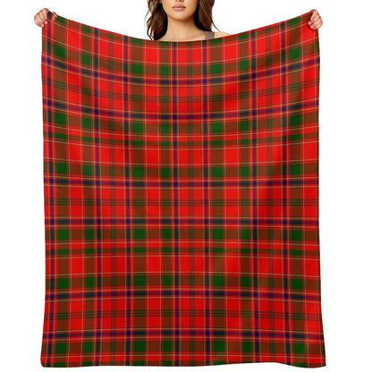 Clan Munro Tartan Throw Blanket