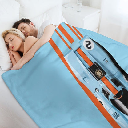 Porsch 917 1971 No 2 Daytona 24H 1970 Throw Blanket