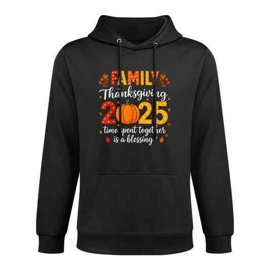 Family Thanksgivings 2025 Outfits Pajamas Matching Set Breathable Fabric Hoodie