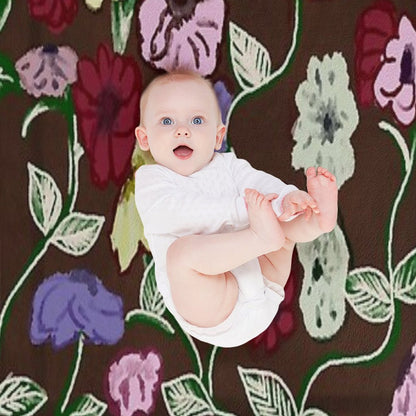 Taylor's Floral Piano Throw Blanket