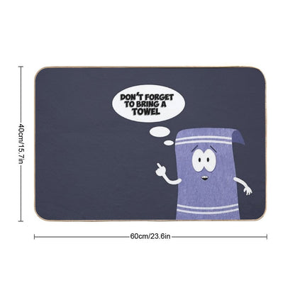 Don't Forget About Towelie Bath Mat