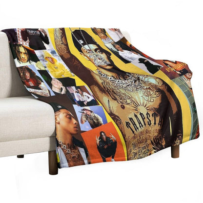 Central Cee Throw Blanket