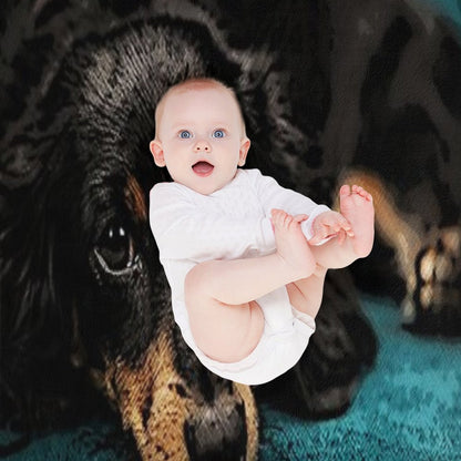 Adorable Dachshund Throw Blanket