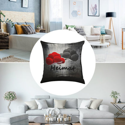 Black Forest Hats Heimat ART 1.0 Linen Throw Pillow Cover