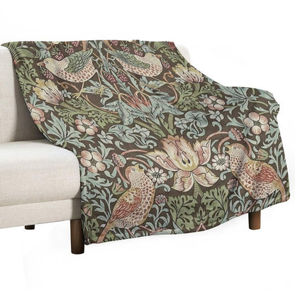 William Morris Birds And Flowers Throw Blanket