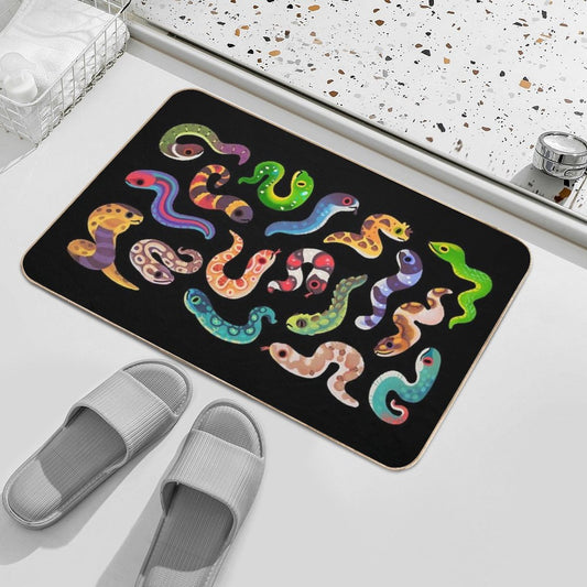 Serpent Day  Long-Lasting Bath Mat