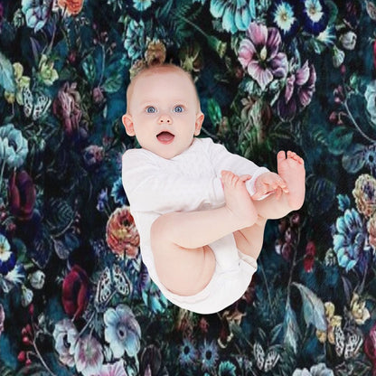 Night Garden Throw Blanket