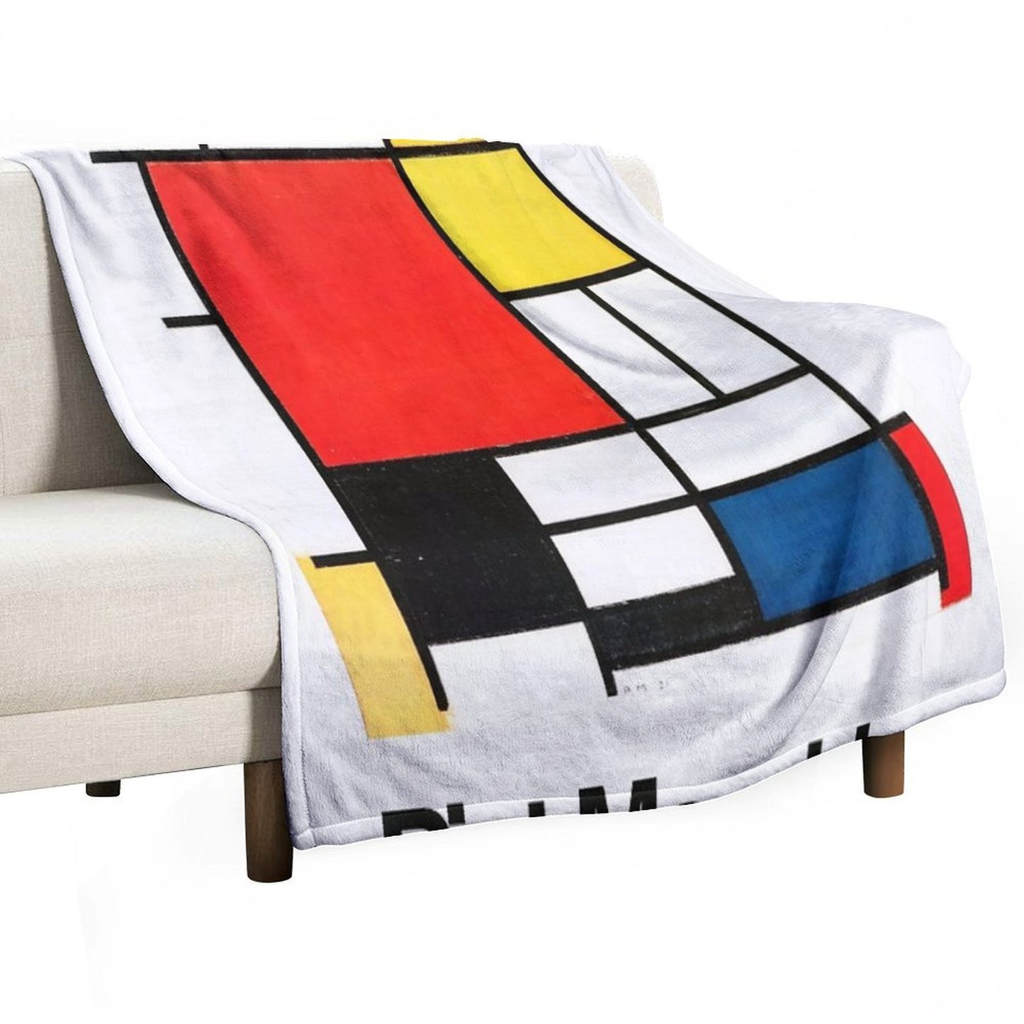 Piet Mondrian Throw Blanket