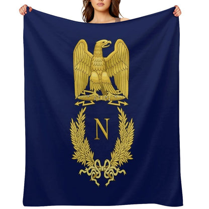Emblème De Napoléon Bonaparte Throw Blanket