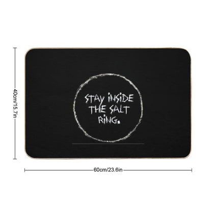 Stay Inside The Salt Ring  Supernatural™ Bath Mat