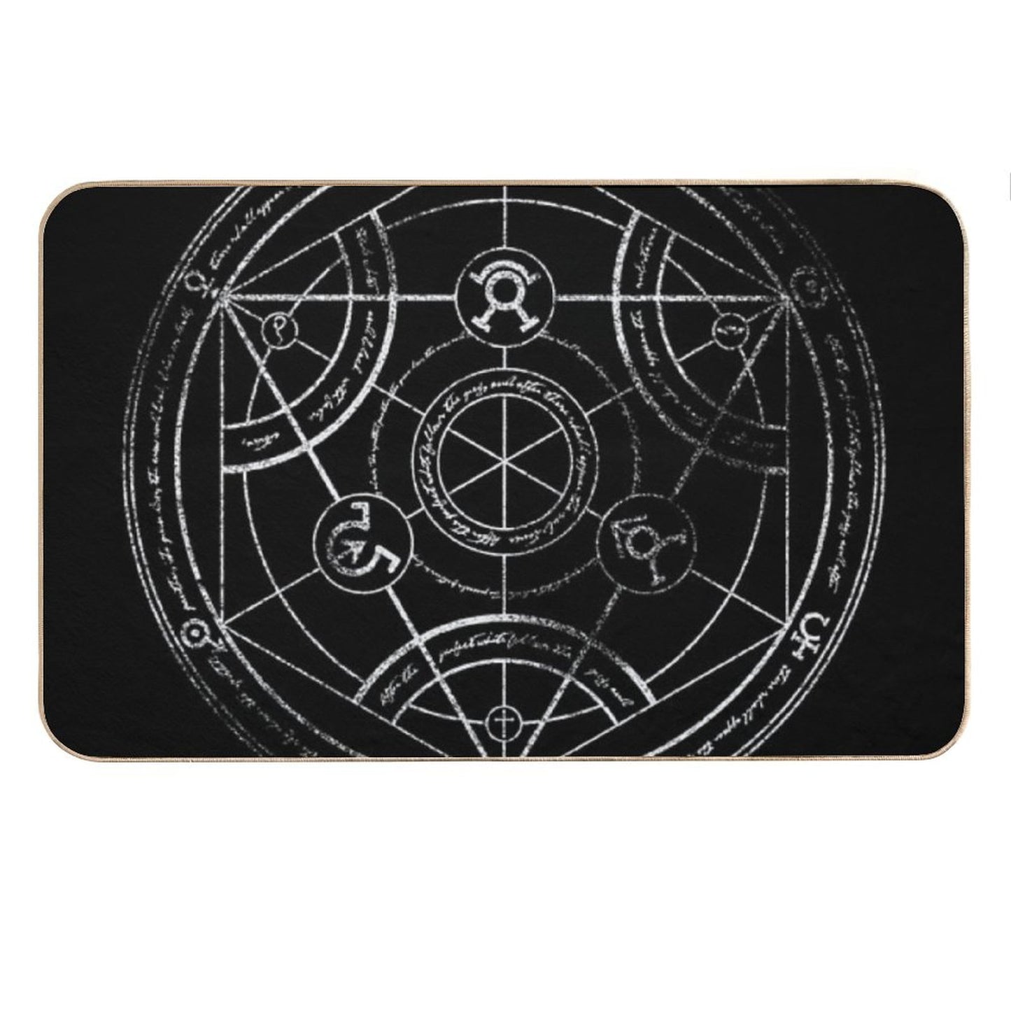 Human Transmutation Circle - Chalk Bath Mat