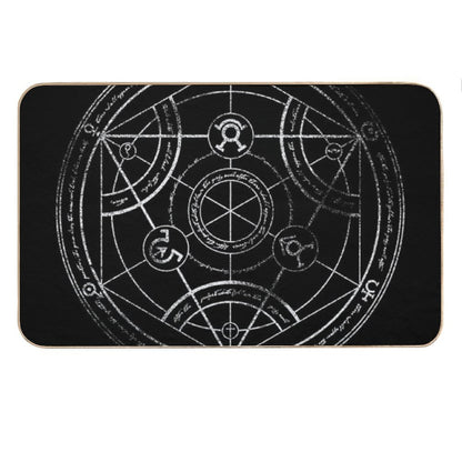 Human Transmutation Circle - Chalk Bath Mat
