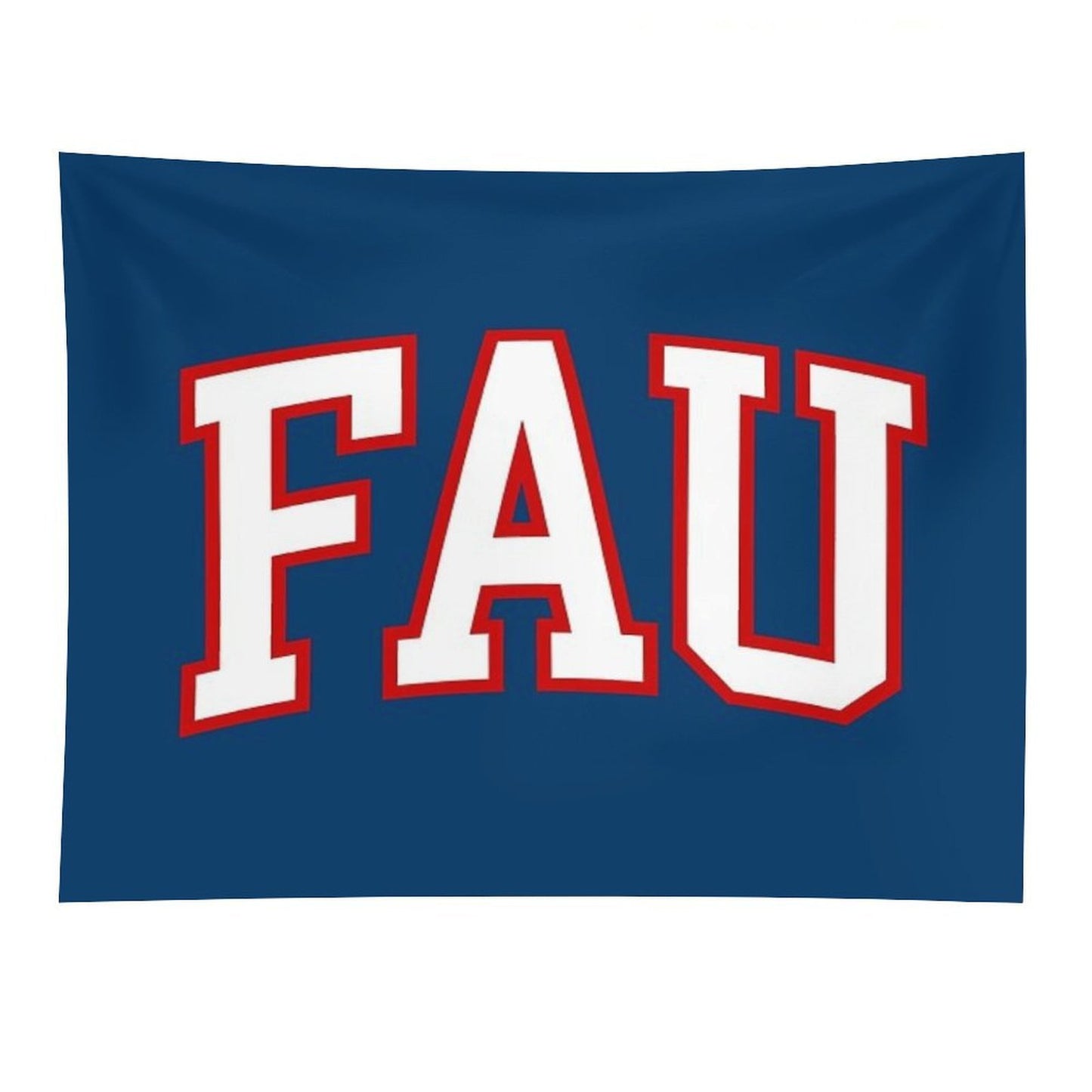 Fau - College Font Curved Tapestry