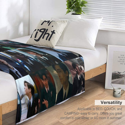Five Hargreeves Mod Mood Throw Blanket