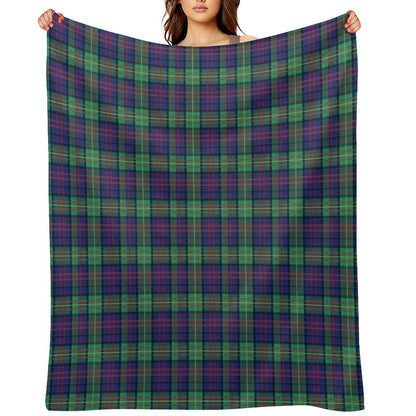 Carnegie Mellon University Tartan Plaid Throw Blanket