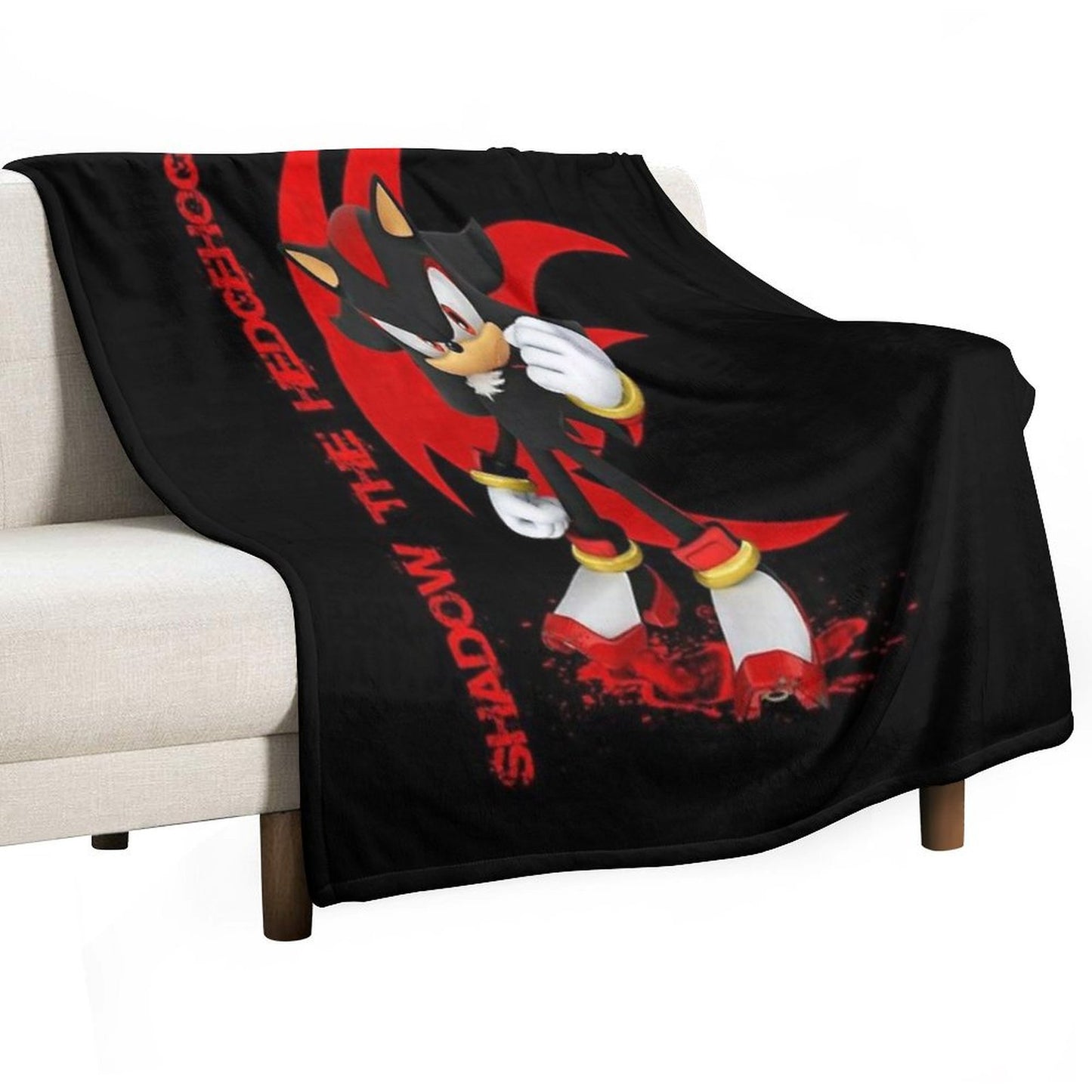 Shadow The Hedgehog Throw Blanket