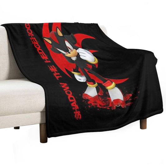 Shadow The Hedgehog Throw Blanket