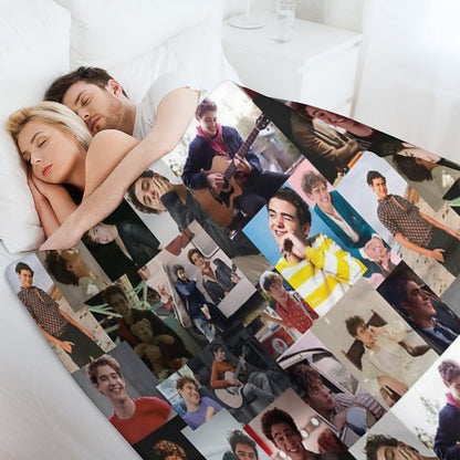 Joshua Bassett Collage Throw Blanket