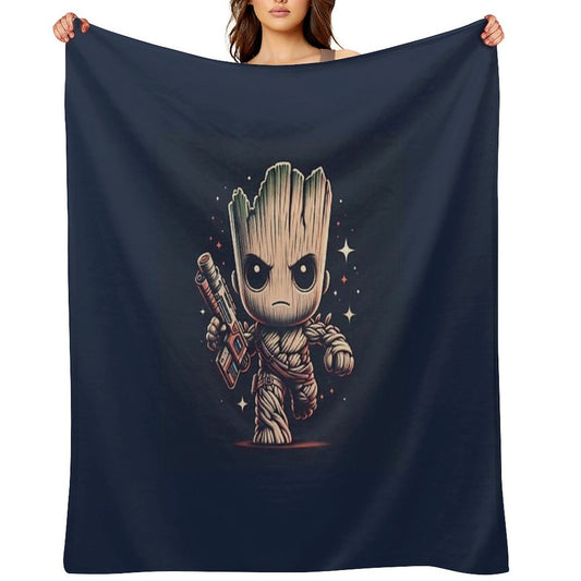 Baby Groot III Throw Blanket