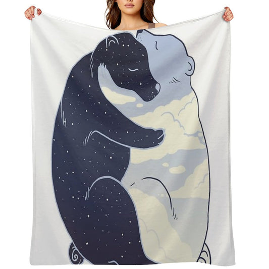 Day And Night Throw Blanket