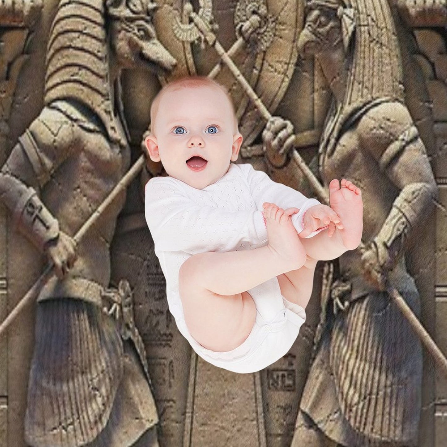 Egyptian Gods Throw Blanket