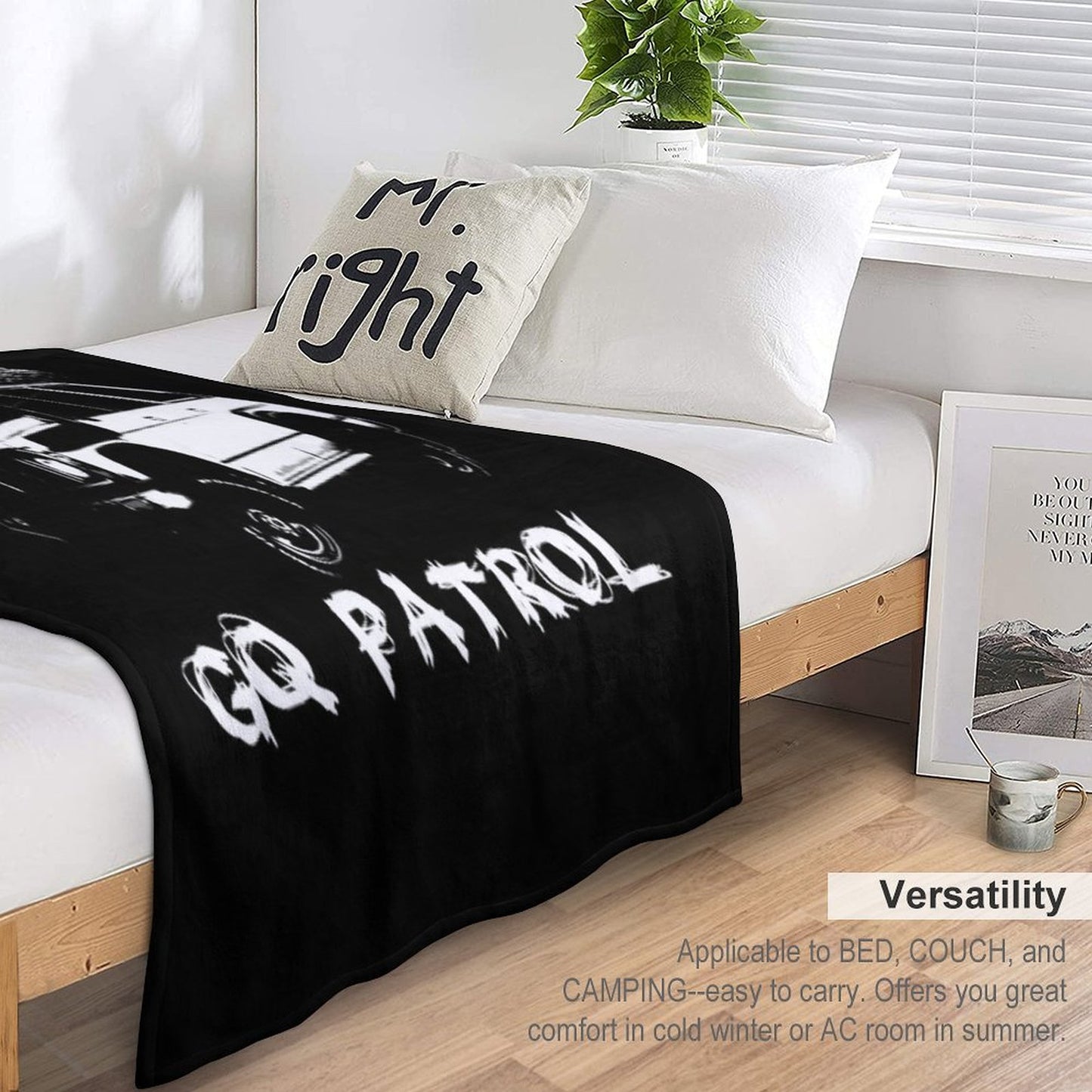Gq Patrol Nissan Throw Blanket