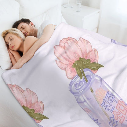 Pearl Soda Throw Blanket
