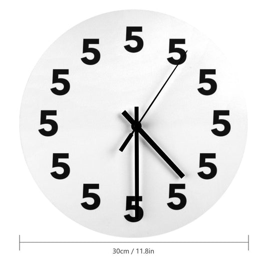 5 O'Clock (Somewhere) Clock Wall Clock