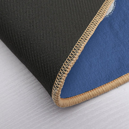 Armed With Knowledge (dark Blue Version) Bath Mat