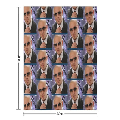 Mr Worldwide Throw Blanket
