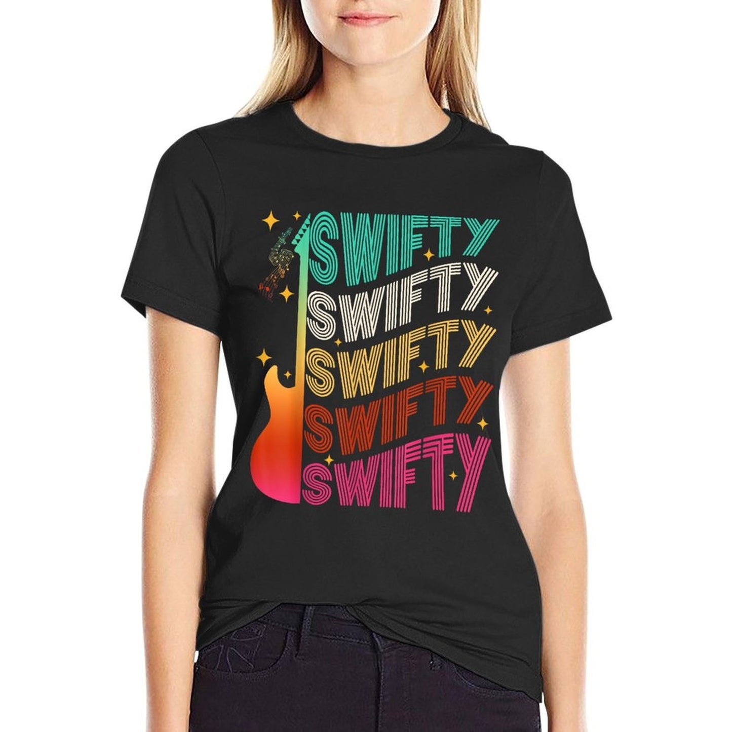 Retro Taylor Personalized Name I Love Taylor Girl 70's 80's  Wrinkle-resistant T-Shirt