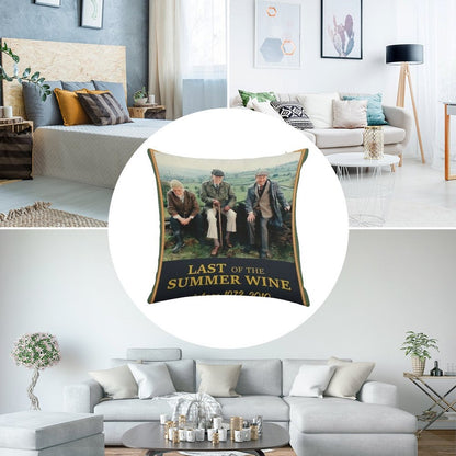 Last of The Summer Wine Linen Throw Pillow Cover