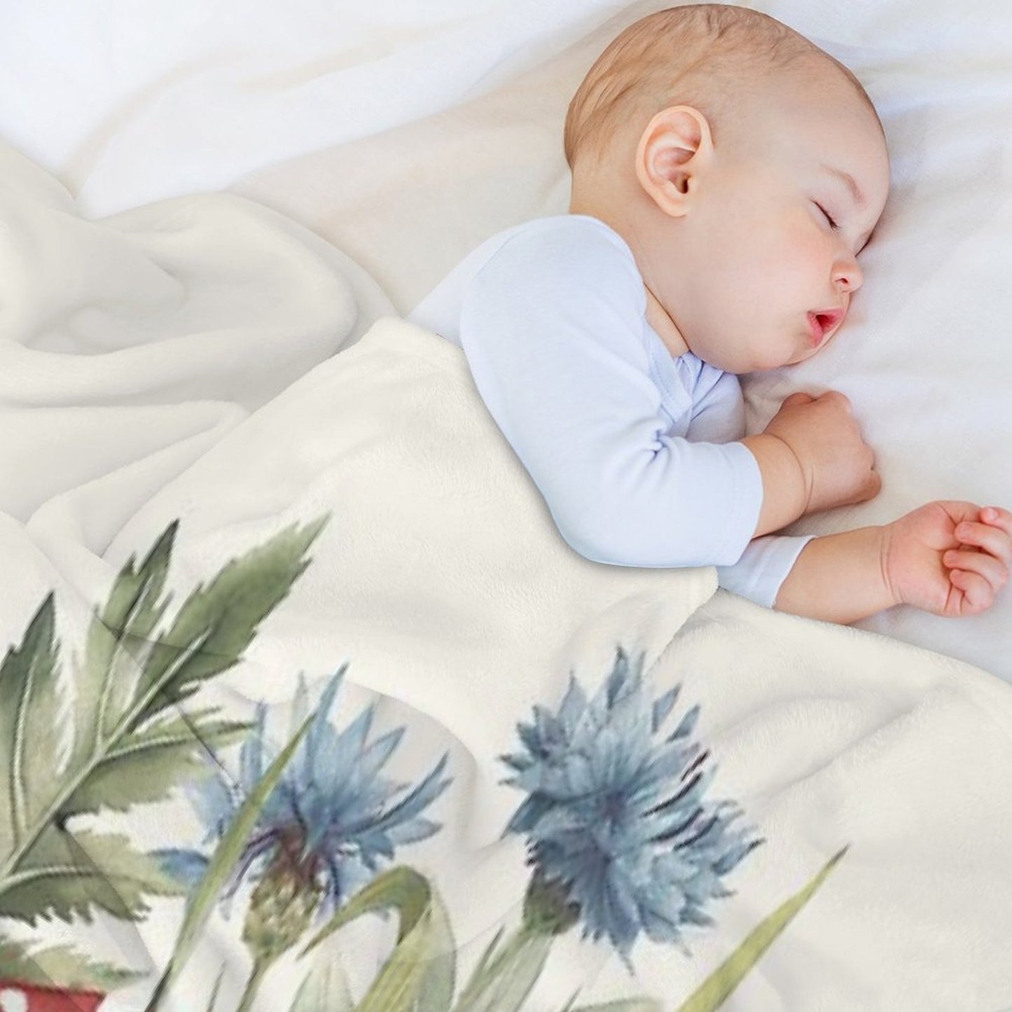 Tiny Unicorn Throw Blanket