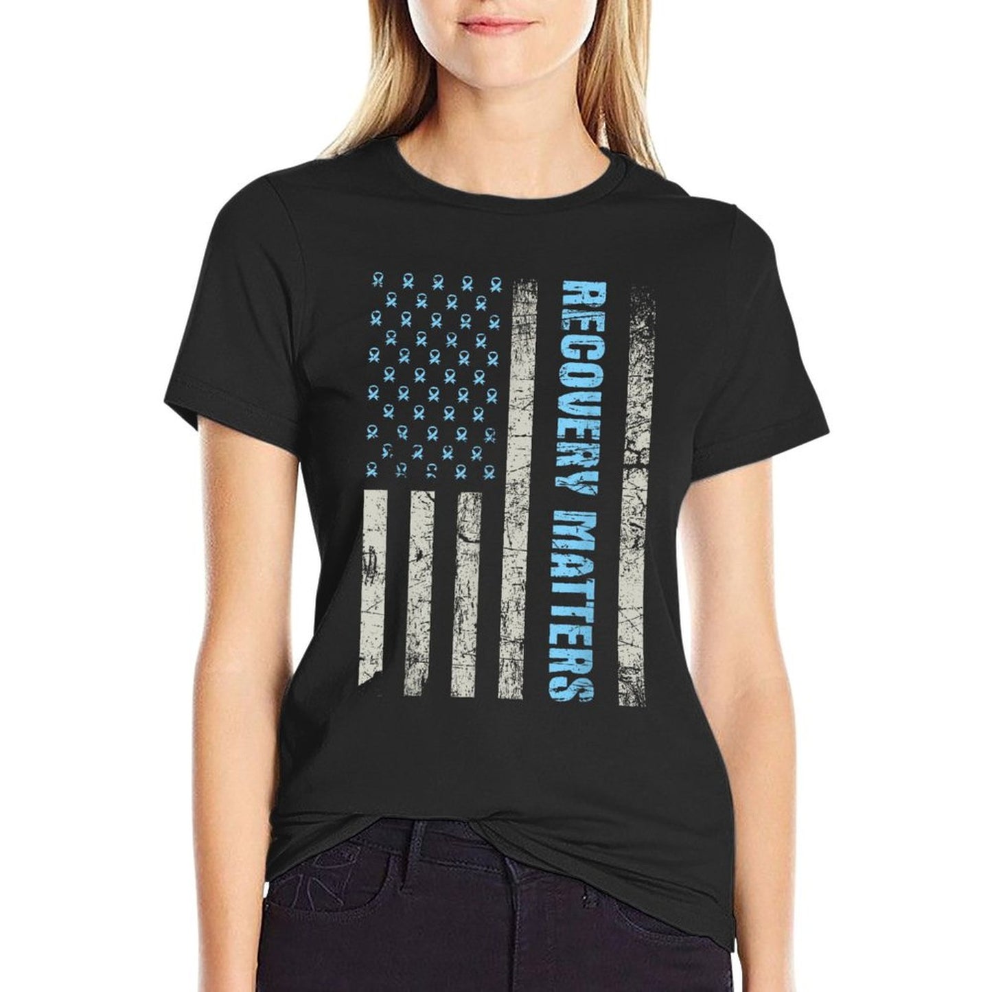 Recovery Matters - Sobriety Anniversary Sober AA NA T-Shirt
