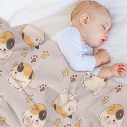 FFXIV - Fat Cats Throw Blanket