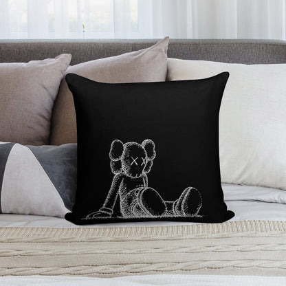 So Tired! Soft Hidden Zipper Throw Pillow