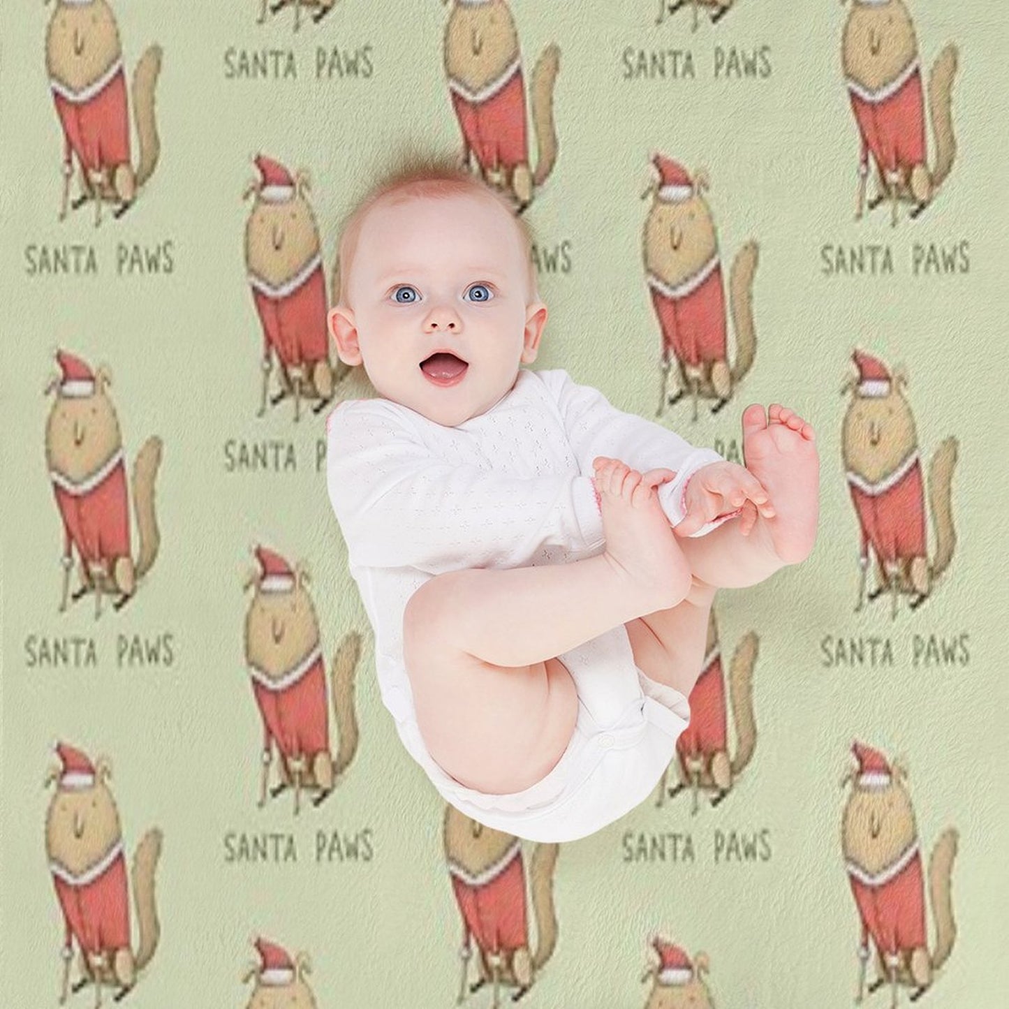 Santa Paws Throw Blanket