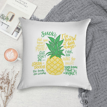 Psych - Quotes Soft High-Density Material Throw Pillow