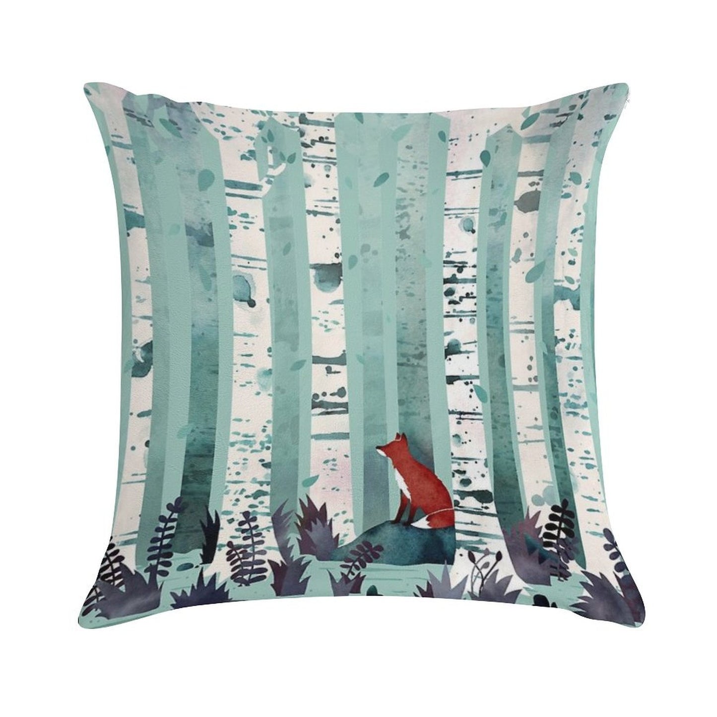 The Birches Soft Home Decor Throw Pillow