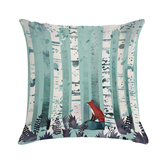 The Birches Soft Home Decor Throw Pillow