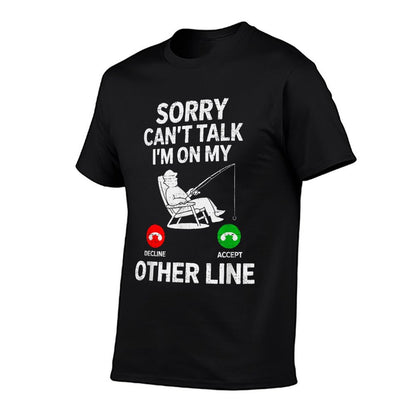 Funny Fishing Dad Fisherman Fish Lover Saying Father&#39;s Day T-Shirt