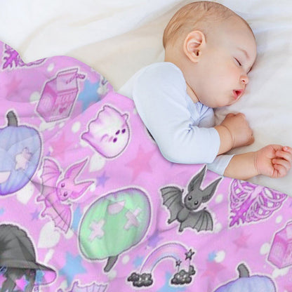 Halloween All Year Throw Blanket