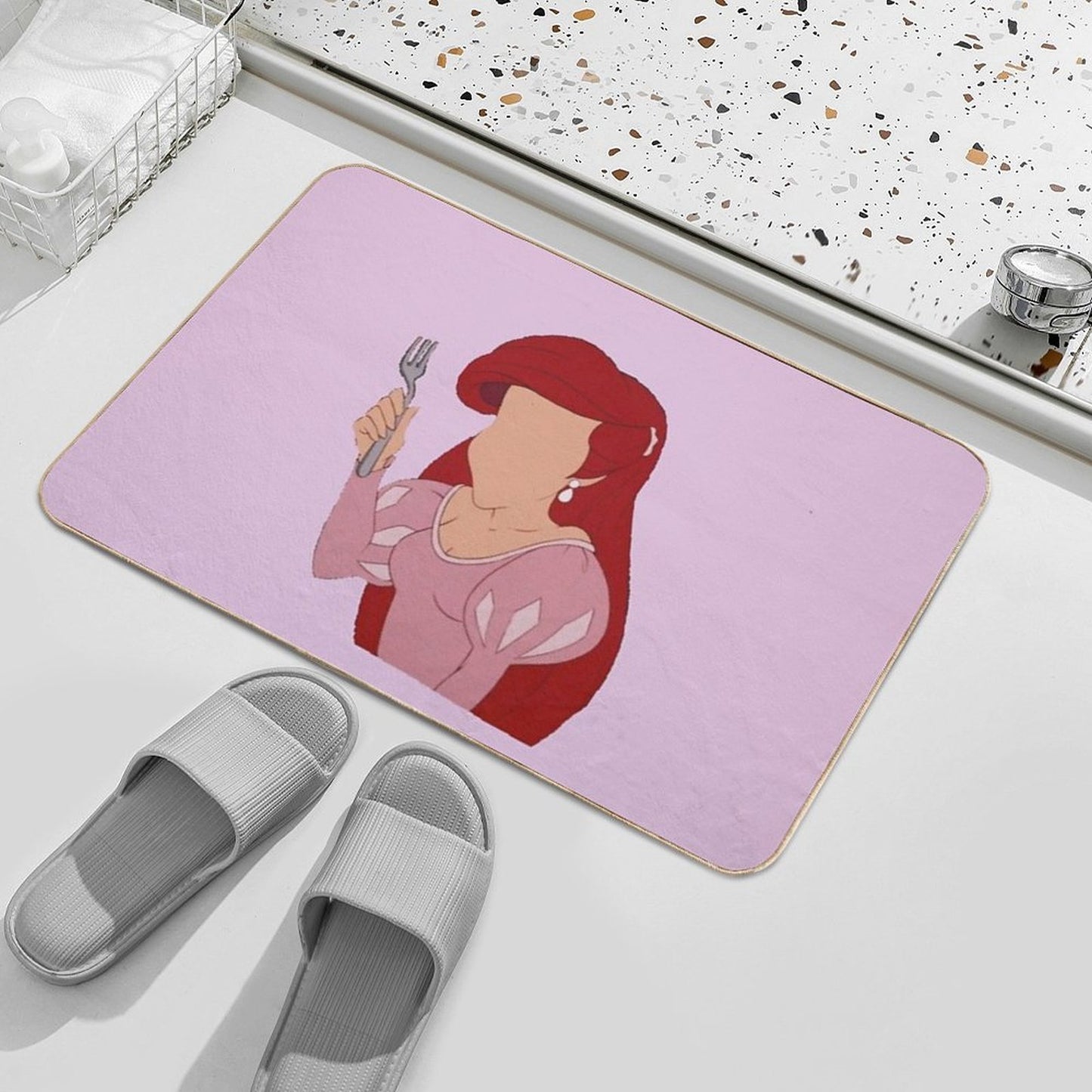 The Little Mermaid  Rapid-Drying Bath Mat