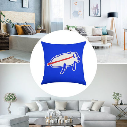 Josh Allen Drawing Linen Throw Pillow Cover