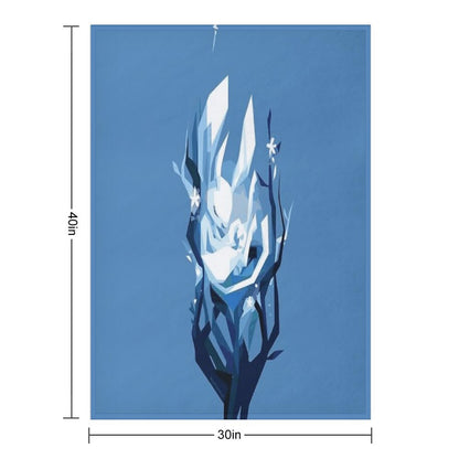 Ori Sleeping - Ori And The Will of Wisps - In The Blind Forest Throw Blanket