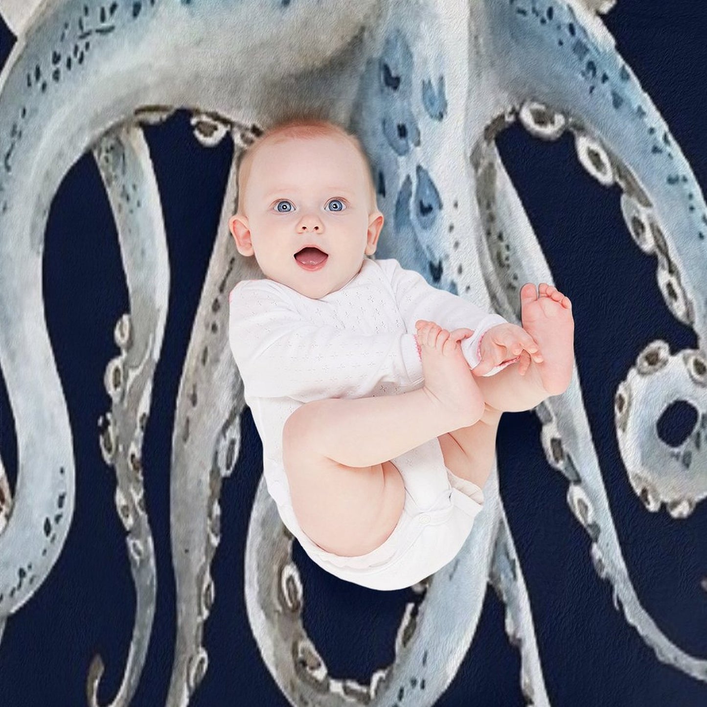 Octopus Tentaces 2 Throw Blanket