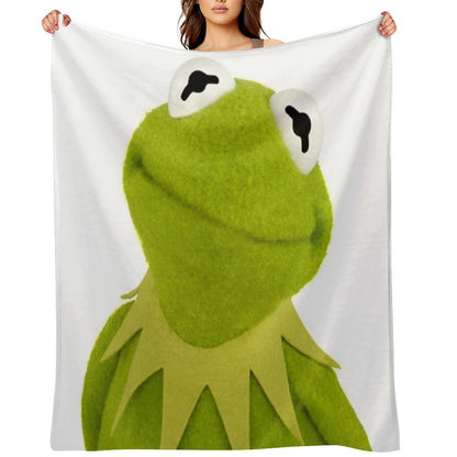 Kermit The Frog Throw Blanket