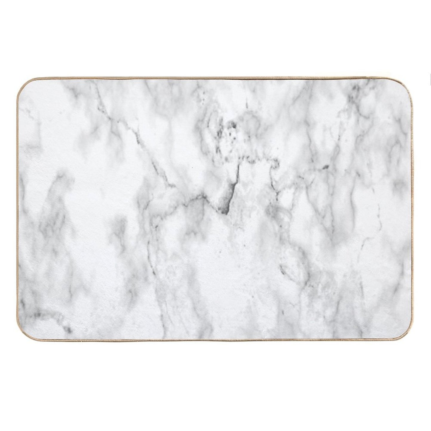 Carrara Marble Bath Mat