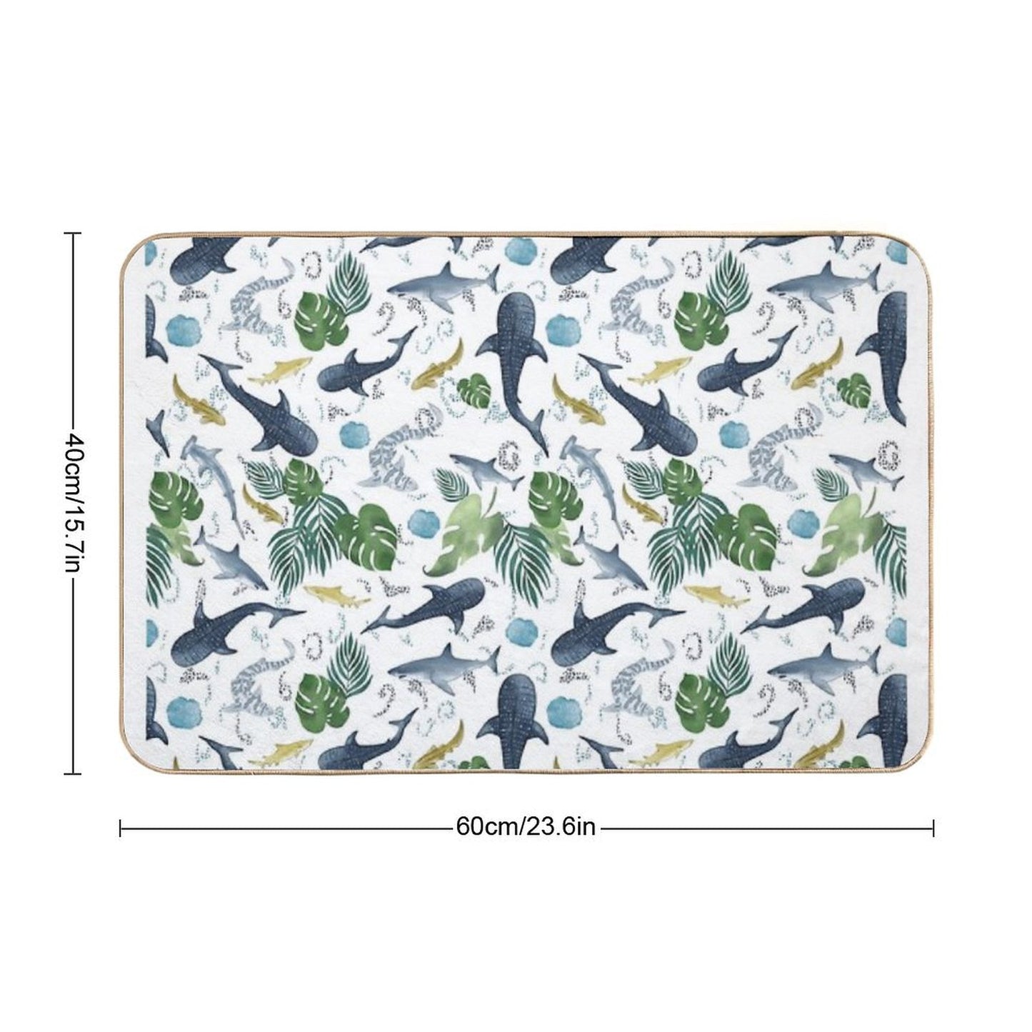 Shark Reef Bath Mat