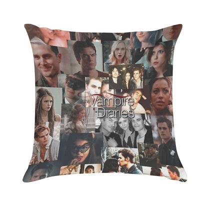 TVD Photo Collage Soft High-Density Material Throw Pillow